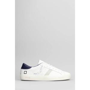 Sneakers Hill Low Calf in Pelle Bianca