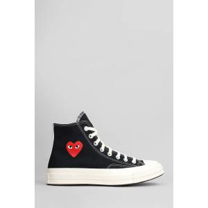 Sneakers Chuck 70 cdg high in Cotone Nero
