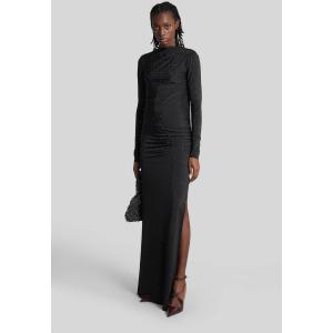 Abito lungo Sophie maxi  in Poliestere Nera