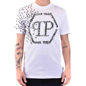 T-shirt In Cotone Philipp Plein Bianco Taglia M Philipp Plein Taglia M
