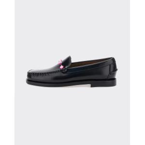 Sebago Mocassino Frank Beads Nero