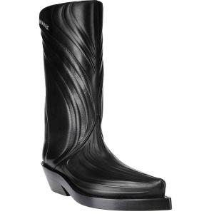 Stivale Santiag In Rilievo Mugler Nero Taglia 37 Mugler Taglia 37