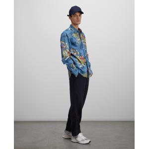 Aspesi Camicia In Lino E Cotone Uomo, Azzurro