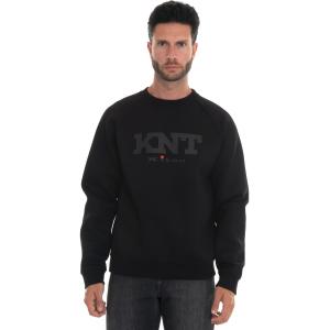 Kiton Felpa girocollo Nero Cotone Uomo