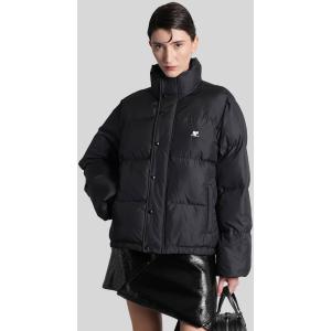 Piumino in Poliestere Nera