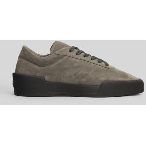 Sneakers Aerobic low in Camoscio Grigio