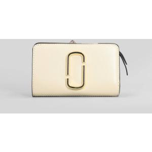 Portafoglio The compact wallet in Pelle Beige