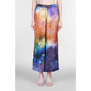 Pantalone  in Cupro Multicolor