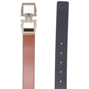 Cintura Reversibile Squadrata Ferragamo Marrone Taglia 105 Ferragamo  Taglia 105