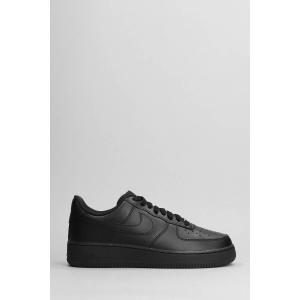 Sneakers Air Force 1 07 in Pelle Nera