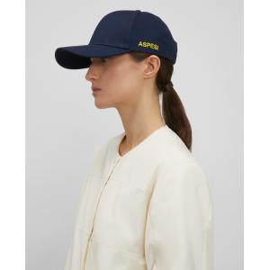 Aspesi Cappello In Cotone Unisex, Blu Navy