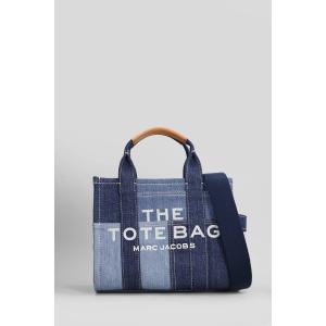 Tote The small tote  in denim Blu