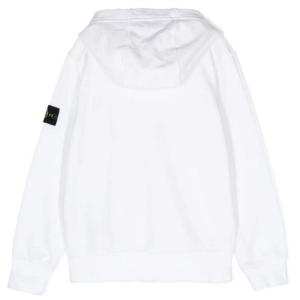 Felpa Stone Island Junior Bianco Taglia 8Y Stone Island Junior  Taglia 8Y