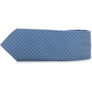 BOSS Cravatta Celeste Seta Uomo