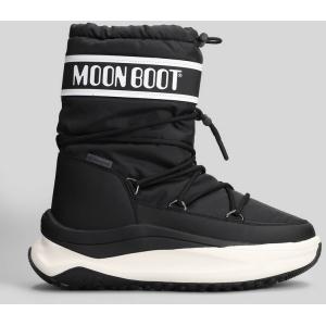 tronchetti tacco basso Mb moon247 polar in PVC Nero