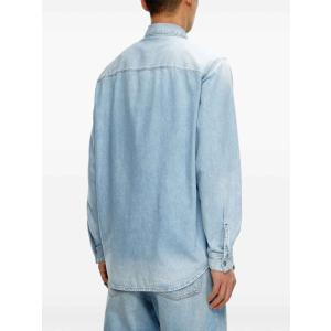 Camicia In Denim Azzurro Diesel Blu Taglia M Diesel  Taglia M