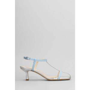 Sandali  in Pelle Celeste