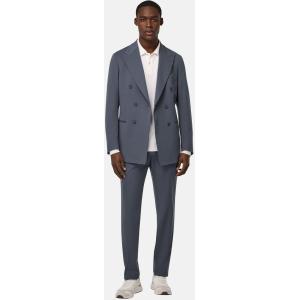 Boggi, Giacca Doppio Petto In Nylon Stretch B Tech, Uomo, Carbone, Taglia: 52