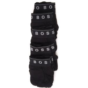 BOSS Set 5 Slip Nero Cotone Uomo