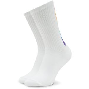 33-Set di 2 paia di calzini lunghi da uomo 303122 3R354 00010 Bianco