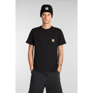 T-Shirt S-S Pocket T-shirt in Cotone Nero