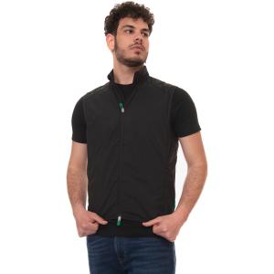 Save the Duck Gilet con zip Mars Nero Poliestere Uomo