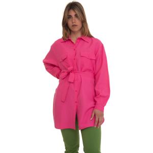 Pennyblack Camicia da donna lunga BRITNEY Fucsia Viscosa Donna
