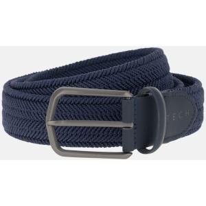 Boggi, Cintura Intrecciata In Viscosa, Uomo, Navy, Taglia: 105