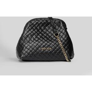 Borsa a spalla Arlena S Plot in ecopelle Nera