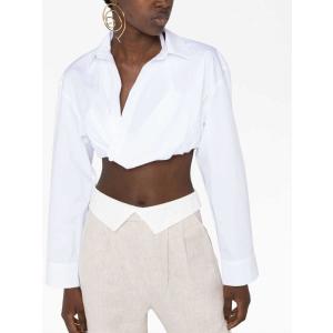 La Camicia Bahia Courte Twisted Jacquemus Bianco Taglia 36 Jacquemus  Taglia 36