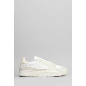 Sneakers Clay in Pelle Bianca