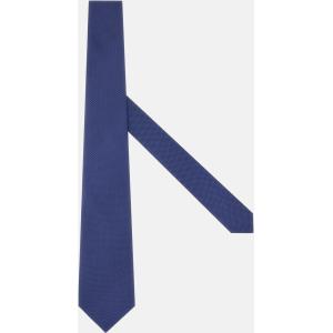 Boggi, Cravatta Motivo Geometrico In Seta, Uomo, Navy