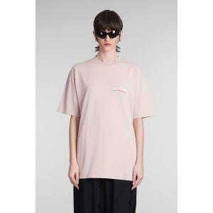 T-Shirt  in Cotone Rosa