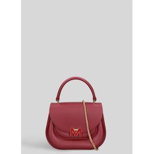 Borsa a spalla Flat Jelly in Gomma Rossa
