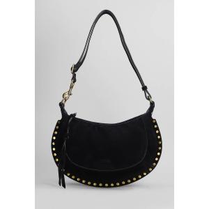 Borsa a spalla Oskan moon in Camoscio Nero