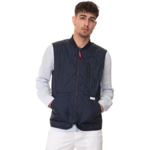 Fay Gilet trapuntato Blu Poliammide Uomo