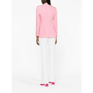 Giacca Monopetto Logata All Over Versace Nude e Neutro Taglia 42 Versace  Taglia 42