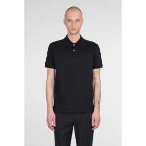 Polo  in Cotone Nero