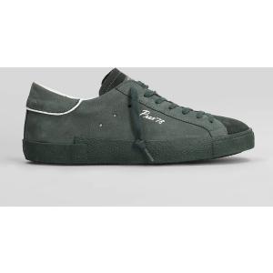 Sneakers Prsx Low in pelle e camoscio Verde