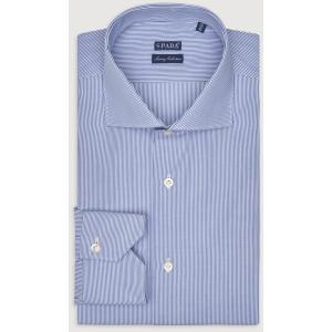 Camicia in cotone a righe strette