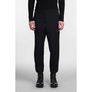 Pantalone N 7 in Lana Nera