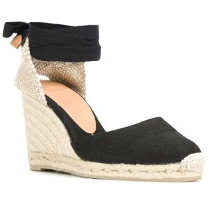 Espadrillas Con Zeppa In Tela E Iuta Castaner Nero Taglia 36 Castaner  Taglia 36