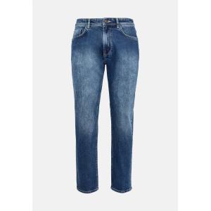 Boggi, Jeans In Denim Elasticizzato Blu Medio, Uomo, Azzurro, Taglia: 30