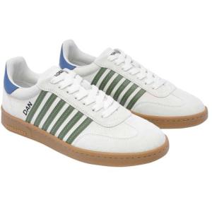 Sneakers In Pelle Dsquared2 Bianco Taglia 42 Dsquared2  Taglia 42