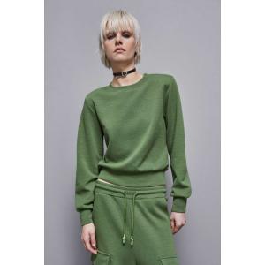 Felpa Patrizia Pepe Verde Taglia 0