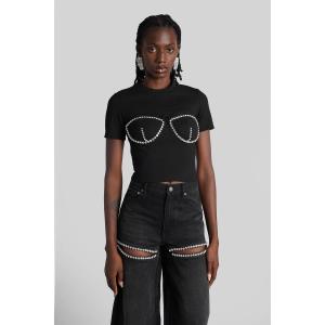 T-Shirt  in Rayon Nero