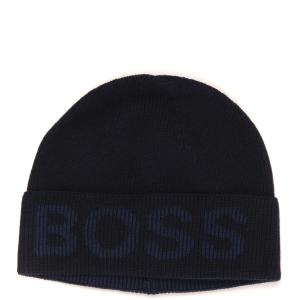 BOSS Cappello a coste NEBBIOLINO Blu Cotone Uomo