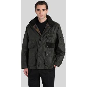 Giacca Casual Editor wax in Cotone Verde