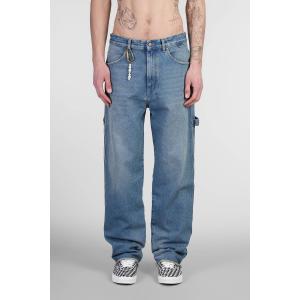 Jeans John in denim Blu