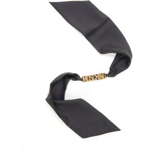 Moschino Sciarpa Nero Seta Donna